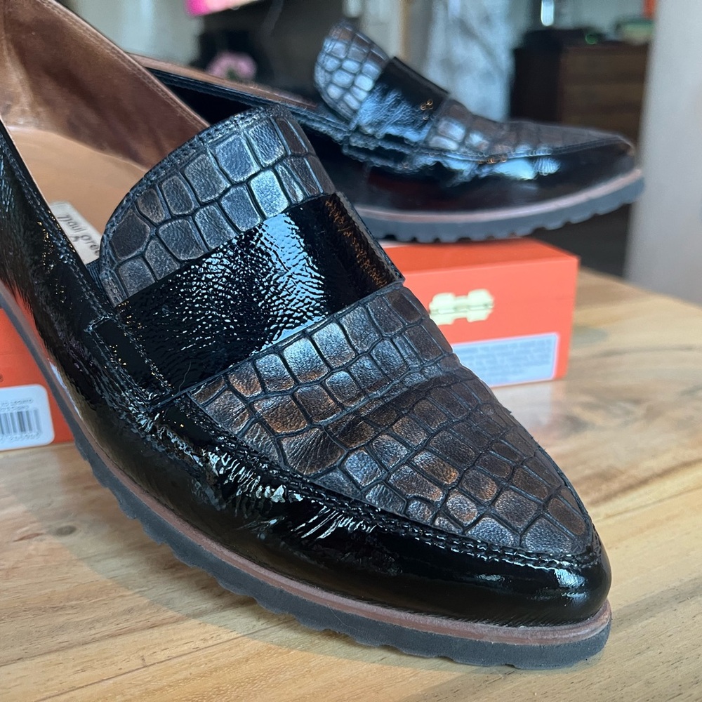 Paul green Black Cric Loafers